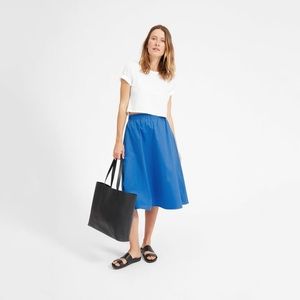 Everlane Clean Cotton A-Line Skirt
